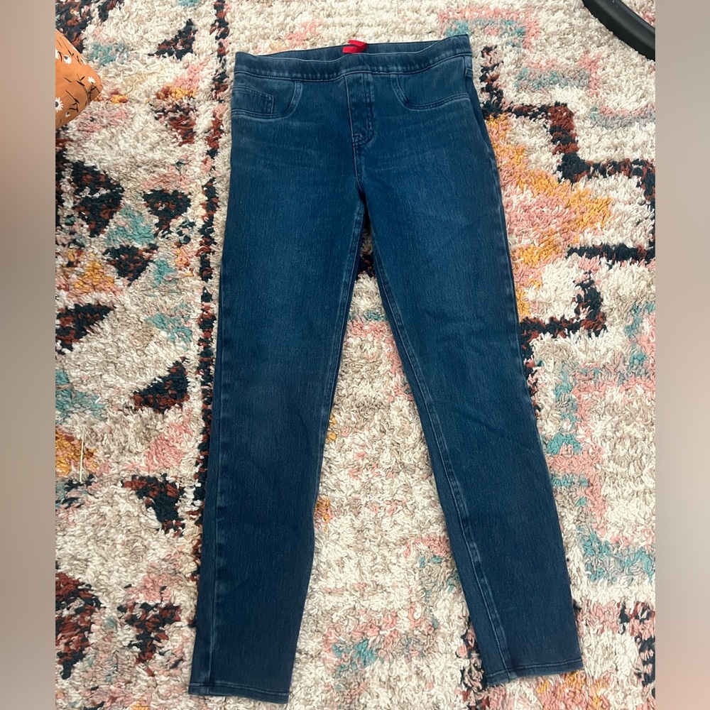 Spanx dark wash denim